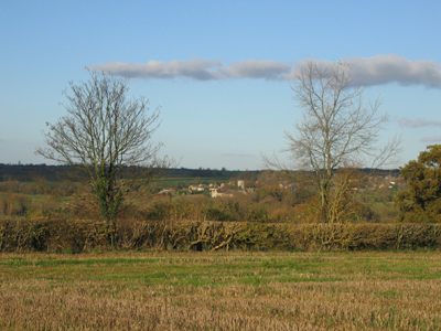 The Valley, looking North towards Upper Heyford.